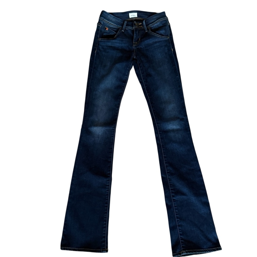 HUDSON BETH MIDRISE BABY BOOT DARK WASH (CORP) DENIM JEANS SIZE 25
